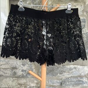 Lace Coverup Shorts